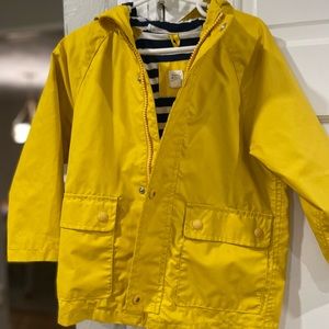 Baby Gap size 4 yellow rain jacket